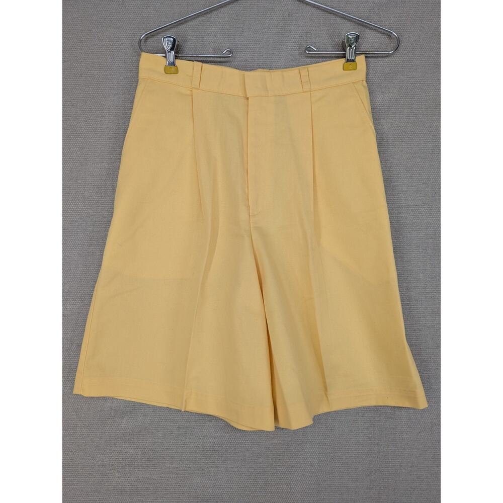 Vintage Cheryl Tiegs Shorts Size 10 High Waisted USA Yellow -0925F189